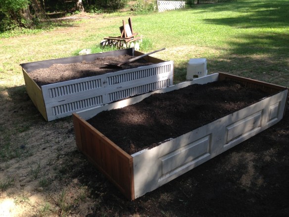 nothing wasted.planting beds