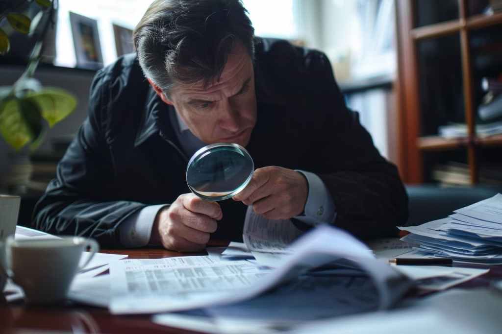 a landlord screening and reviewing rental applications