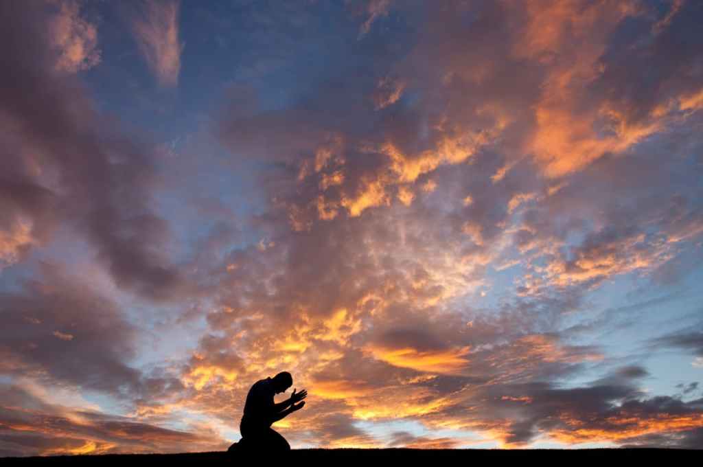 a man praying for a miracle